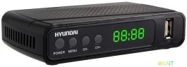 Ресивер DVB-T2 Hyundai H-DVB520 + WiFi-адаптер черный