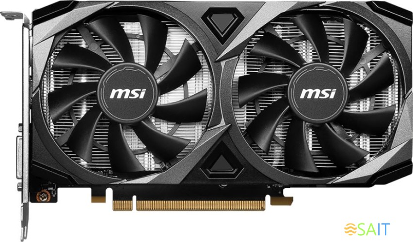 Видеокарта MSI PCI-E 4.0 RTX 3050 VENTUS 2X XS 8G OC NVIDIA GeForce RTX 3050 8Gb 128bit GDDR6 1807/14000 DVIx1 HDMIx1 DPx1 HDCP Ret