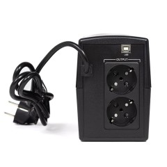 ИБП ЮНИОР СМАРТ 1000, 1000/600 ВА/Вт, LED, USB, SCHUKOx2 Импульс JS10114
