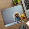 Коврик для мыши Cactus Owl gray рисунок 300x250x3мм (CS-MP-D12M)