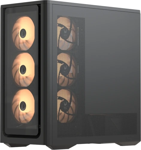 Корпус Formula Air Power G9 Duo черный без БП ATX 12x120mm 3x140mm 2xUSB3.0 audio bott PSU