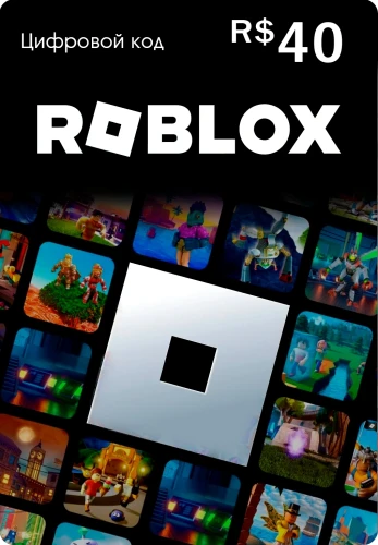 Карта оплаты пополнение игровой валюты Roblox 40 BRL Brazil