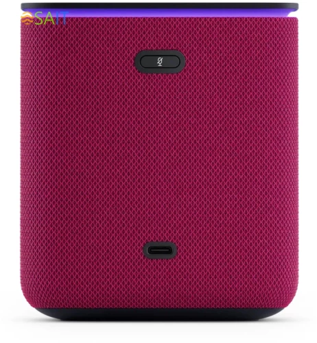 Умная колонка Yandex Станция Миди Алиса малиновый 24W 1.0 BT/Wi-Fi 10м (YNDX-00054PNK)