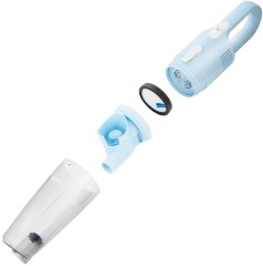 Пылесос ручной Kitfort КТ-586-2 600Вт голубой/белый