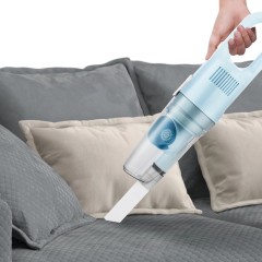 Пылесос ручной Kitfort КТ-586-2 600Вт голубой/белый