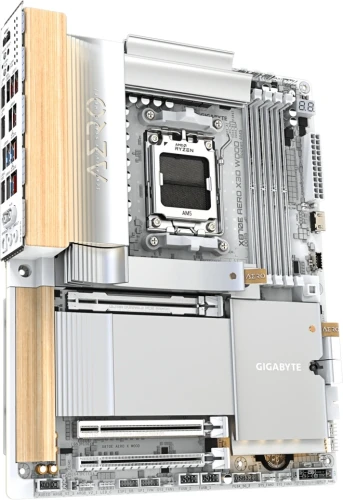 Материнская плата Gigabyte X870E AERO X3D WOOD Socket AM5 AMD X870E 4xDDR5 ATX AC`97 8ch(7.1) 2x5Gg RAID+HDMI