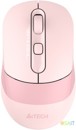 Мышь A4Tech Fstyler FB10CS розовый оптическая 2000dpi silent беспров. BT/Radio USB 4but (FB10CS USB BABY PINK)