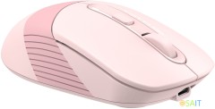Мышь A4Tech Fstyler FB10CS розовый оптическая 2000dpi silent беспров. BT/Radio USB 4but (FB10CS USB BABY PINK)
