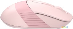 Мышь A4Tech Fstyler FB10CS розовый оптическая 2000dpi silent беспров. BT/Radio USB 4but (FB10CS USB BABY PINK)