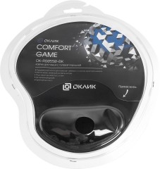 Коврик для мыши Оклик OK-RG0550-BK Мини черный 220x195x20мм