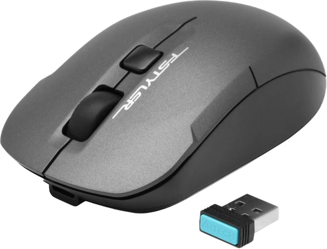 Мышь A4Tech Fstyler FG16C Air серый оптическая 2000dpi беспров. USB для ноутбука 3but (FG16C AIR GREY)