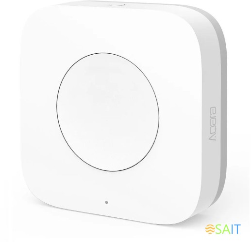 Умная кнопка Aqara T1 1кн. р.д.10м белый (WB-R02D)