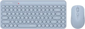 Клавиатура + мышь A4Tech Fstyler FG3200 Air клав:синий мышь:синий USB беспроводная slim Multimedia