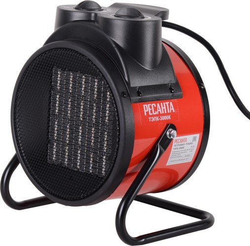 Тепловая пушка электрическая Ресанта ТЭПК-3000K 3000Вт красный