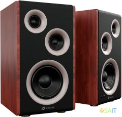Колонки Оклик OK-117 BT 2.0 черный 80Вт BT