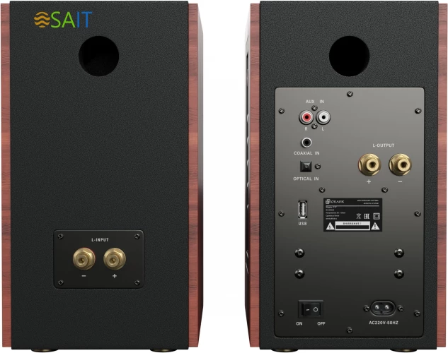 Колонки Оклик OK-117 BT 2.0 черный 80Вт BT