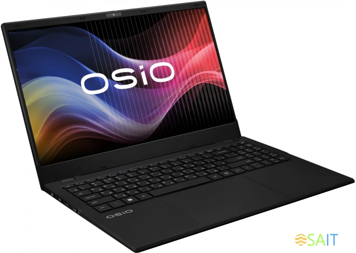 Ноутбук Osio BaseLine B150i-010b N-series N200 8Gb SSD512Gb Intel UHD Graphics 15.6" IPS FHD (1920x1080) Windows 11 Home black WiFi BT Cam 5000mAh