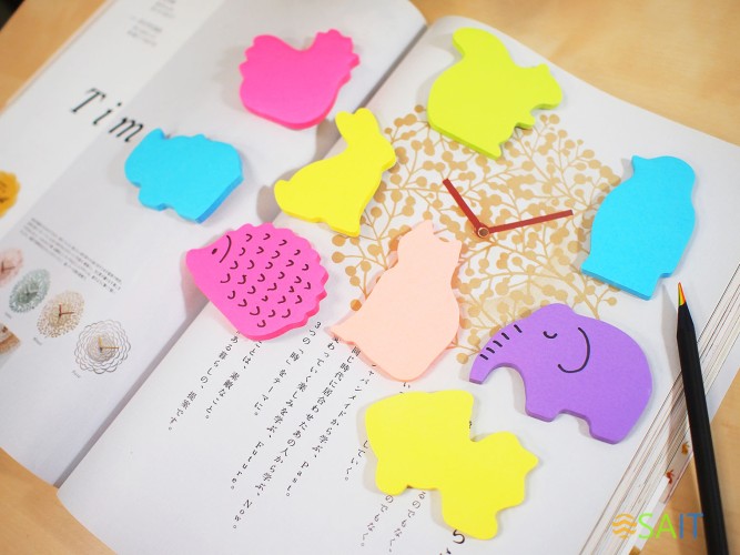 Блок самоклеящийся бумажный Stick`n 21778 50лист. синий 1цв.в упак. "носорог"