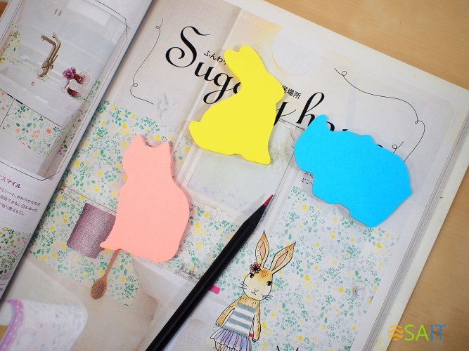 Блок самоклеящийся бумажный Stick`n 21778 50лист. синий 1цв.в упак. "носорог"