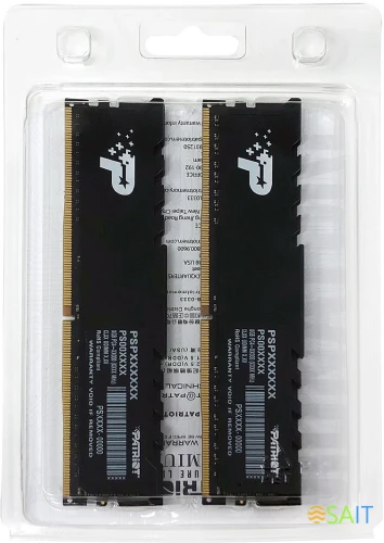 Память DDR4 2x32GB 3200MHz Patriot PSP464G3200KH1 Signature Premium RTL PC4-25600 CL22 DIMM 288-pin 1.2В kit dual rank с радиатором Ret