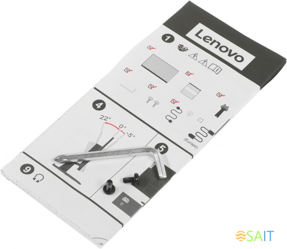 Монитор Lenovo 23.8" ThinkVision C24-20 черный VA LED 6ms 16:9 HDMI матовая 1000:1 250cd 178гр/178гр 1920x1080 75Hz FreeSync VGA FHD 3.01кг