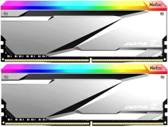 Память DDR5 2x16GB 6800MHz Netac NTZED5P68DP-32S Z RGB RTL Gaming PC5-54400 CL34 DIMM ECC 288-pin 1.4В kit с радиатором Ret