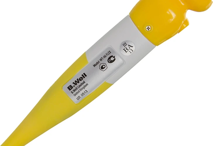 Термометр электронный B.Well WT-06 желтый/белый