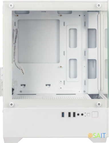 Корпус Accord ACC-ZCU2W белый без БП mATX 5x120mm 2xUSB2.0 1xUSB3.0 audio bott PSU