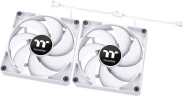Вентилятор для корпуса Thermaltake CT120 120х120x25 белый 4-pin 25.8дБ (упак.:2шт) (CL-F151-PL12WT-A) Ret