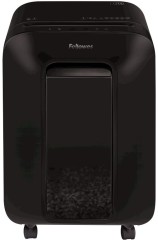 Шредер Fellowes PowerShred LX200 черный (секр.P-4) фрагменты 12лист. 22лтр. скрепки скобы пл.карты