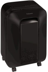 Шредер Fellowes PowerShred LX200 черный (секр.P-4) фрагменты 12лист. 22лтр. скрепки скобы пл.карты