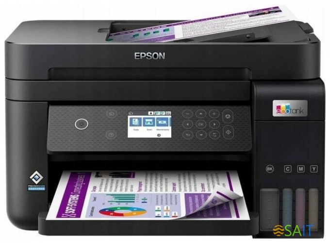 МФУ струйный Epson L6270 (C11CJ61507/61407/64407) A4 Duplex Net WiFi черный