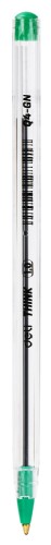 Ручка шариков. Deli Think EQ4-GN d=1мм зел. черн.