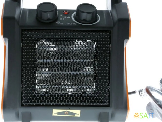 Тепловентилятор Sturm! FH2034CQ 2000Вт черный/оранжевый
