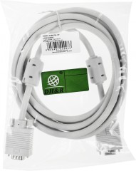 Кабель-удлинитель Ningbo VGA (m) VGA (f) 3м феррит.кольца серый