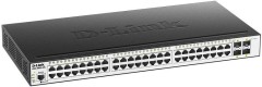 Коммутатор D-Link DGS-3000-52L/B1A (L2) 48x1Гбит/с 4SFP управляемый