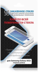 Защитное стекло для экрана DF sColor-110 черный для Samsung Galaxy A02/A02s/A12/M12 1шт. (DF SCOLOR-110 (BLACK))