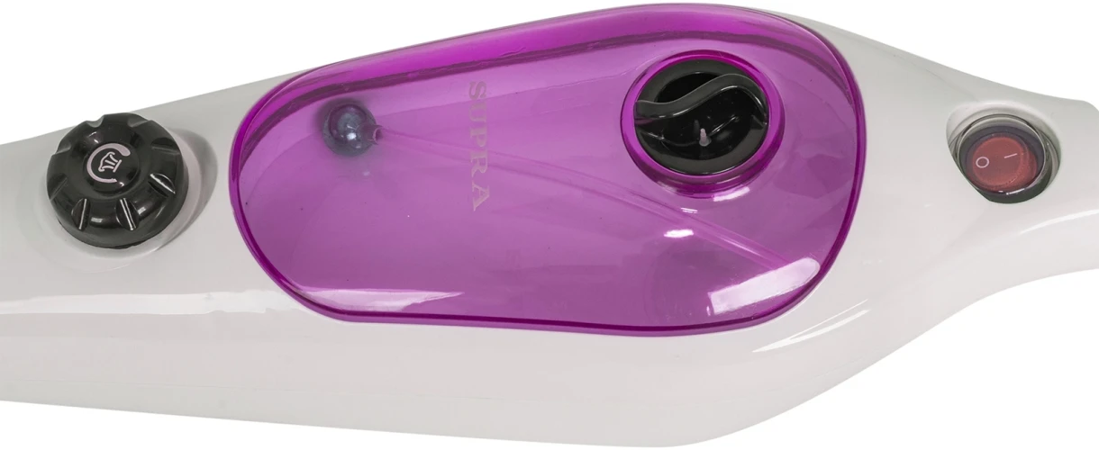 Швабра паровая Supra SMS-307 1700Вт белый/розовый