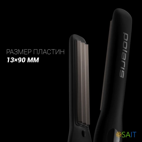 Щипцы Polaris PHSZ 1309TAi Argan Therapy PRO 38Вт черный макс.темп.:230С покрытие:турмалиновое (PHSZ 1309TAI)