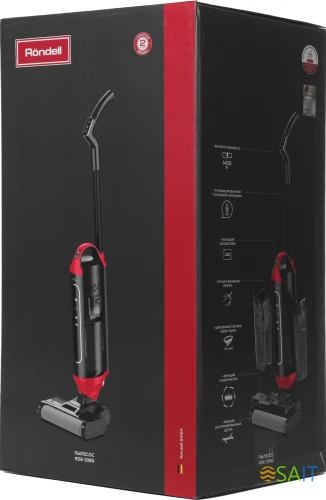 Пылесос моющий Rondell RDE-2080 1400Вт черный/красный