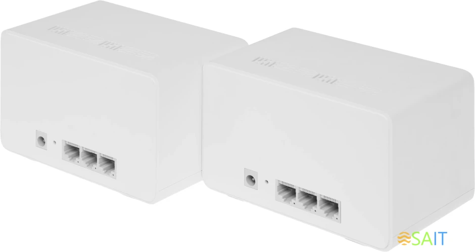 Бесшовный Mesh роутер Mercusys HALO H80X(2-PACK) AX3000 10/100/1000BASE-TX белый (упак.:2шт)