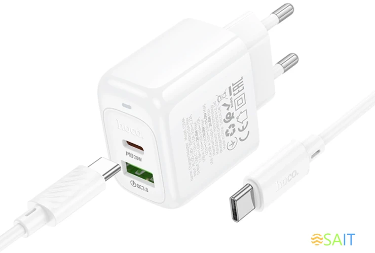 Сетевое зар./устр. Hoco CS54A Surplu 20W 3A (PD+QC) (31532)