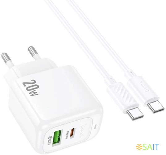 Сетевое зар./устр. Hoco CS54A Surplu 20W 3A (PD+QC) (31532)