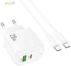 Сетевое зар./устр. Hoco CS54A Surplu 20W 3A (PD+QC) (31532)