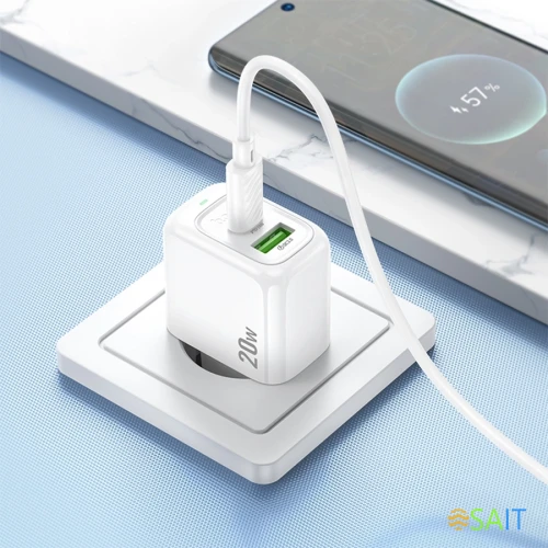 Сетевое зар./устр. Hoco CS54A Surplu 20W 3A (PD+QC) (31532)