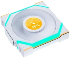 Вентилятор для корпуса Lian-Li Uni Fan SL Wireless 120 LCD Reverse ARGB 120х124.5x28 белый 4-pin 31дБ (G99.12RSLLCD1W1W.R0) Ret