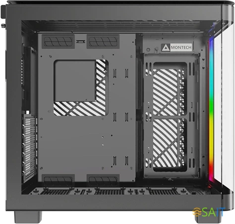 Корпус Montech King 95 черный без БП ATX 9x120mm 6x140mm 2xUSB3.0 audio bott PSU