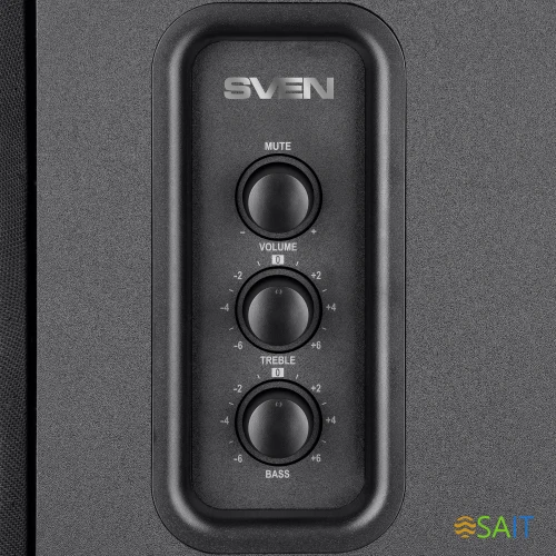Колонки Sven АС SPS-830 2.0 черный 60Вт BT