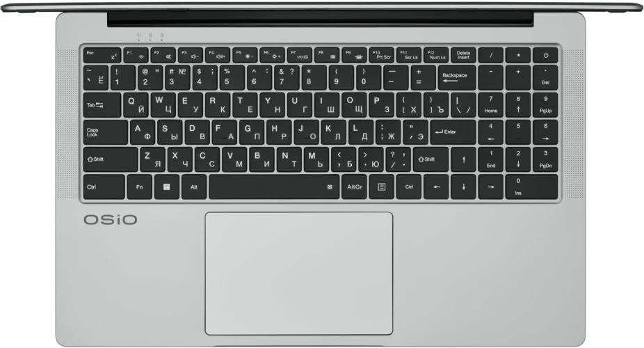 Ноутбук Osio FocusLine F160a-010 Ryzen 7 5700U 16Gb SSD1Tb AMD Radeon Graphics 16.1" IPS FHD (1920x1080) без ОС grey WiFi BT Cam 6000mAh