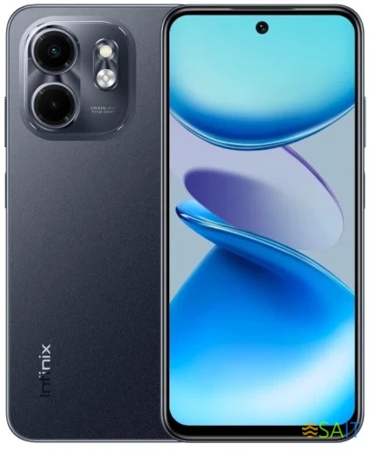 Смартфон Infinix X6532 Smart 9 128Gb 4Gb черный моноблок 3G 4G 2Sim 6.7" 720x1600 Android 14 13Mpix 802.11 a/b/g/n/ac GPS GSM900/1800 GSM1900 TouchSc Protect FM A-GPS microSD max2048Gb